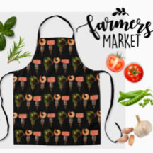 Essen und Gabeln Print-all-over Black Koch / Cook