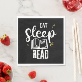 Essen und Lesen Serviette