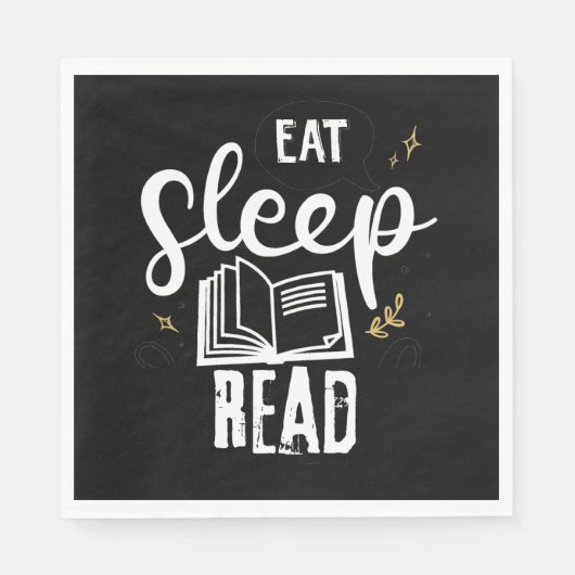 Essen und Lesen Serviette (Vorderseite)