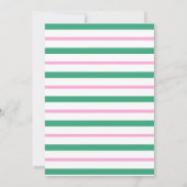 Essen und Trinken! Pickleball Themed Brautparty Einladung (Rückseite)