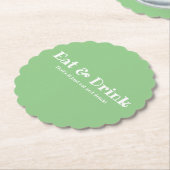 Essen und Trinken Spaß Untersetzer (angewinkelt)