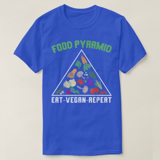 Essen Vegan wiederholen Veganismus Vegetarisch ges T-Shirt (Design vorne)