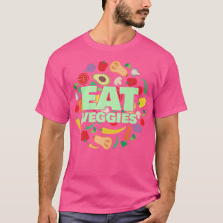 Essen Veggies Vegans Veganismus Vegetarisches Prem T-Shirt