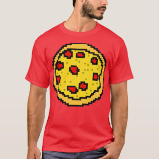 Essen von 8 Bit Pixel Art Pizza Food T-Shirt