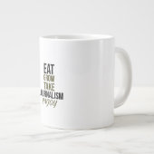 Essen, wachsen, Journalismus nehmen, genießen Jumbo-Tasse (Vorderseite Rechts)