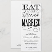 ESSEN| WEDERINVITATION 1 EINLADUNG (Vorne/Hinten)