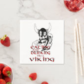 Essen wie ein Wikinger Napkins Serviette (Beispiel)