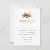 Essen Winter RSVP Card Karte (Vorderseite)