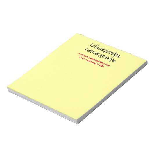 Essen wir Großvater Notepad. Notizblock (Rotiert)