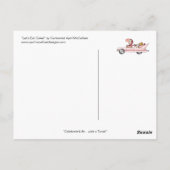 ESSEN WIR KUCHEN! Postkarte bis April McCallum (Rückseite)