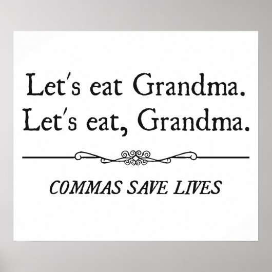 Essen wir Oma Commas Rett Lives Poster (Vorne)