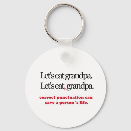 Essen wir Opa Schlüsselanhänger (Vorderseite)