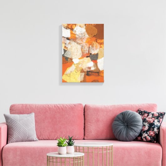 Essence 1975 0015 von Jose T Joya Leinwanddruck (Insitu (Wohnzimmer))