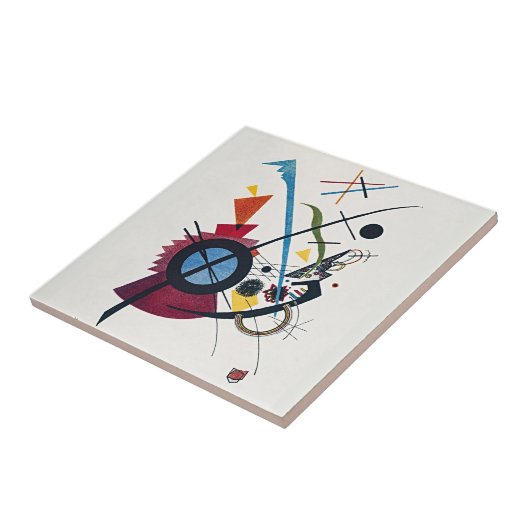 Essence of Art - Violet von Wassily Kandinsky Fliese (Seite)