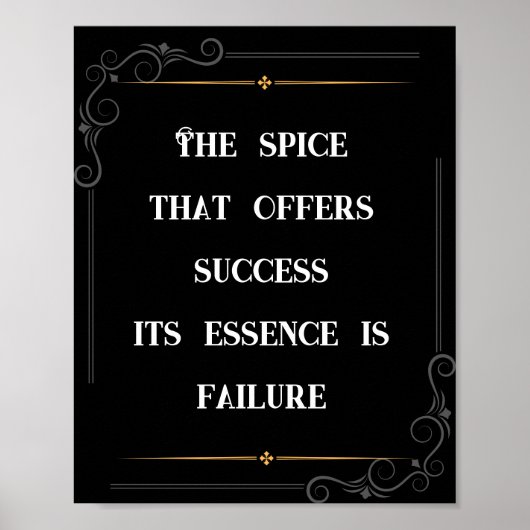 Essence of Success Poster (Vorne)