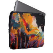 Essence Of The Garden – Abstract Floral Expression Laptopschutzhülle (Vorne Rechts)