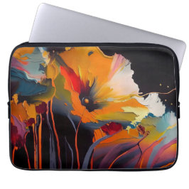Essence Of The Garden – Abstract Floral Expression Laptopschutzhülle