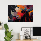 Essence Of The Garden I – Nocturnal Expression Poster (Heimbüro)