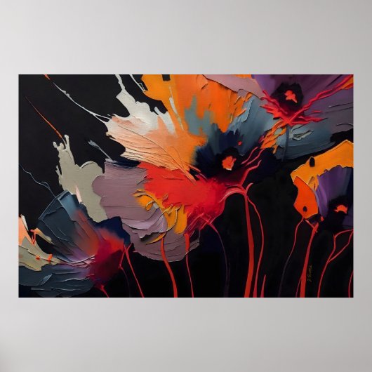 Essence Of The Garden I – Nocturnal Expression Poster (Vorne)