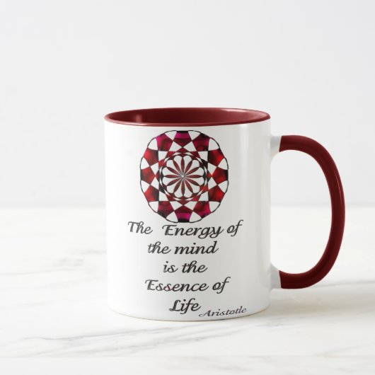 *Essence von Life* - Aristoteles-Zitat Tasse (Rechts)