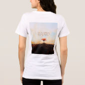 Essência (modelo II) Tri-Blend Shirt (Rückseite)