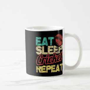 Essend Schlaf Cricket Wiederholung - Cricketmesser Kaffeetasse