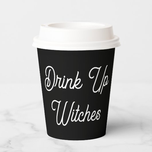 Essenere Hexen Papier-Cups Pappbecher (Rückseite)