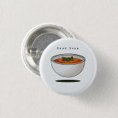 Essensabzeichen, Anstecknadel, Knopf, gute Suppe, Button (Vorne & Hinten)
