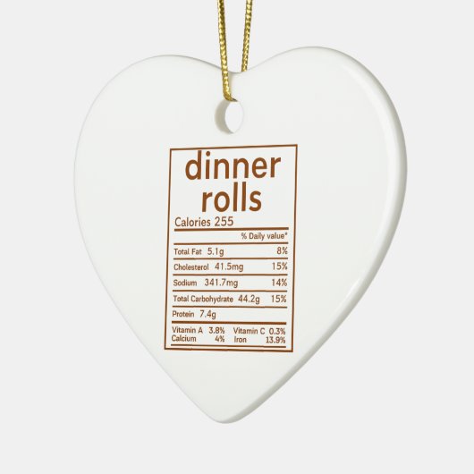 Essensbuchhaltung Keramik Ornament (Links)