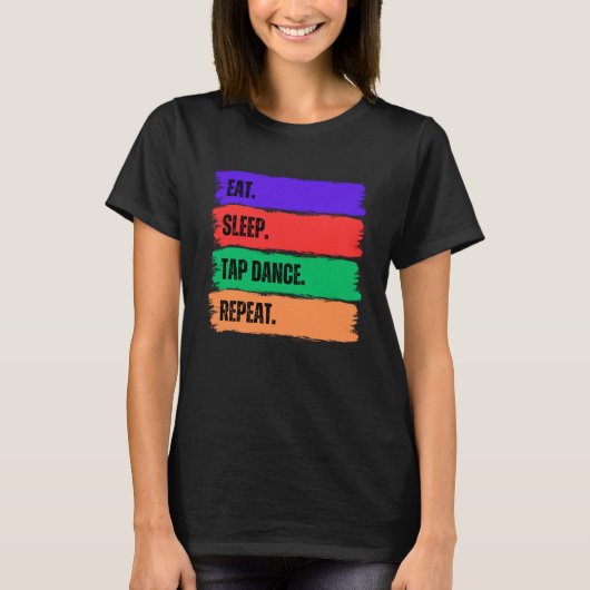 ESSENSCHLAF STECHE TANZREPEAT T-Shirt (Vorderseite)