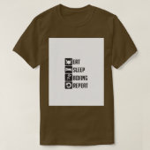 Essenschlafboxen Grafik T-Shirt (Design vorne)