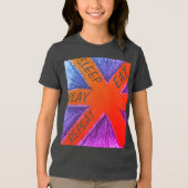 Essenschlampe Tri-Blend Shirt (Vorderseite)
