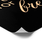 Essensfotografie Plakat Schokoladenküche Kunst (Ecke)