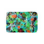 Essenskampf Abstract Badematte (Vorderseite)