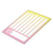 Essensplan Wöchentliches Essensplanungs-Notepad Notizblock (angewinkelt)