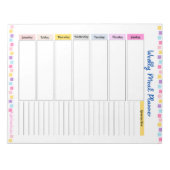 Essensplaner Notepad Notizblock (Vorderseite)