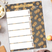 Essensplaner und Lebensmittelliste Notepad | Choco Notizblock
