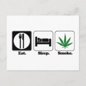 Essensschlaf Postkarte (Vorderseite)