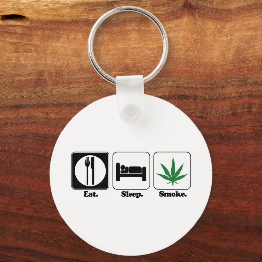 Essensschlaf Schlüsselanhänger (Vorderseite)