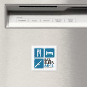 Essensschlafen AR-15 - Blau Magnet (In Situ (Geschirrspüler))