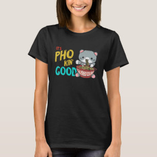 Essenswitz guter Katze Vietnamesisches Essen Pho-S T-Shirt