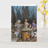 Essenszeit. Karte (Gelbe Blume)