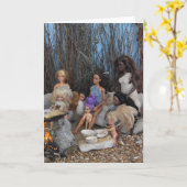 Essenszeit. Karte (Gelbe Blume)