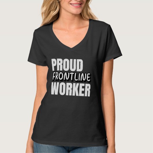 Essential Frontline Workers hero ideas for her fo T-Shirt (Vorderseite)