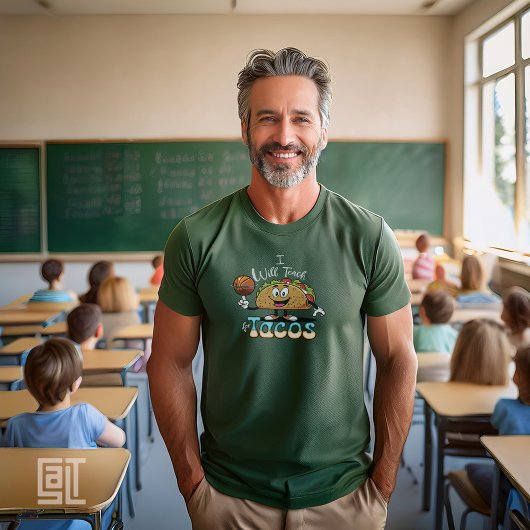 Essential Gym Physical PE I will Teach for Tacos T-Shirt