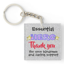 Essential Hero Vielen Dank Schlüsselanhänger
