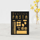 Essential Italy Notecard - Italienische Pasta Karte (Gelbe Blume)
