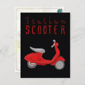 Essential Italy Postcard - Italian Scooter Postkarte (Vorne/Hinten)