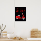 Essential Italy Poster - Italian Scooter (Küche)