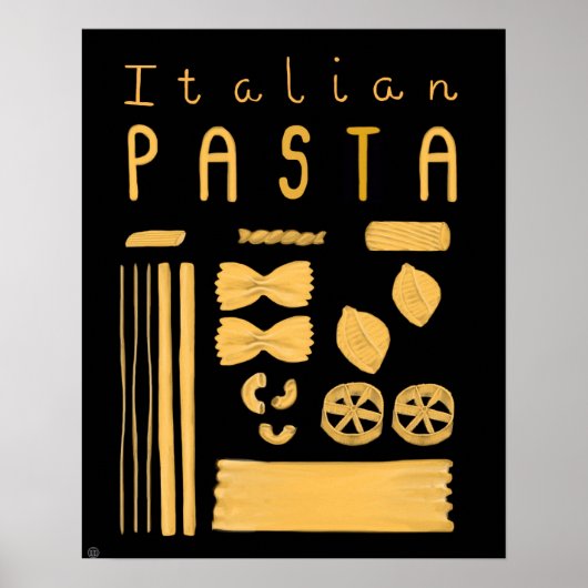 Essential Italy Poster - Italienische Pasta (Vorne)